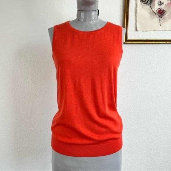 Ann Taylor Cashmere Blend Sweater Tank Jew Tone - Picture 1 of 6